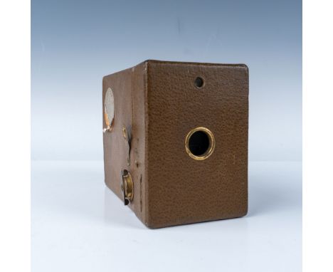 A collectible Kodak No. 2 Model C box camera, made to commemorate Kodak's 50th Anniversary. This classic piece of photographi