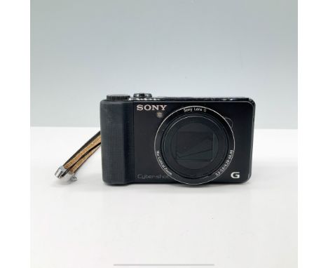 This Sony Cyber-shot DSC-HX9V digital camera boasts a 16.2 megapixel sensor and a 16x optical zoom lens, delivering high-reso