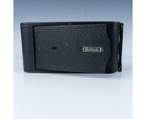 Early 20th-century Kodak No. 3 autographic folding pocket camera, produced by the Eastman Kodak Company, featuring a bellows-
