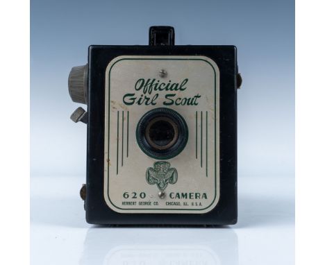 An "Official Girl Scout 620 Camera." It was specifically designed for Girl Scouts in the mid-20th century, offering young pho