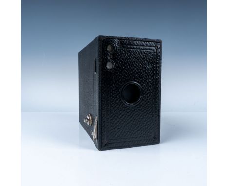Iconic Kodak Brownie box camera, a revolutionary piece of photographic history first introduced in the early 20th century. Th