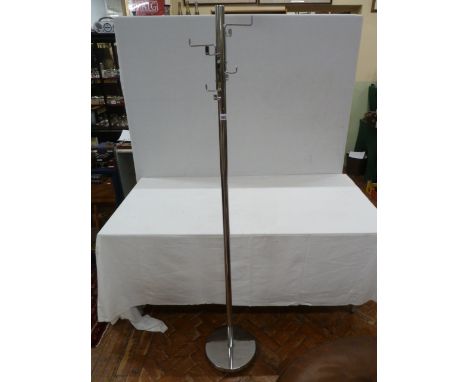 Modern chrome coat stand 