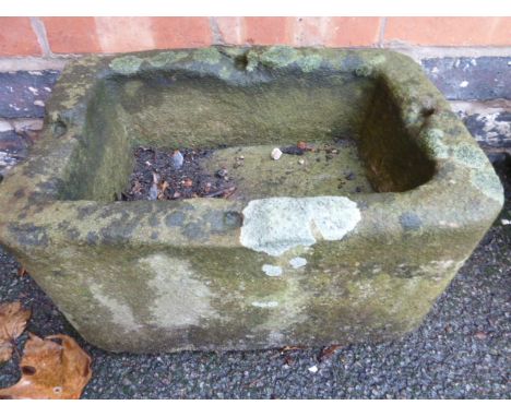 19thC sandstone pump trough 