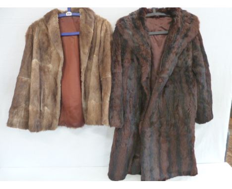 Fur coat and jacket (2) 