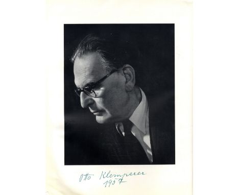 KLEMPERER OTTO: (1885-1973) German Conductor & Composer. A large 4to printed programme for a Beethoven Festival performance w