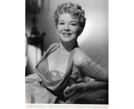 TREVOR CLAIRE: (1910-2000) American Actress, Academy Award winner. Vintage signed and inscribed 8 x 10 photograph of Trevor s