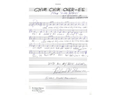 FILM COMPOSERS: Small selection of A.M.Qs.S. by various film composers comprising Lalo Schifrin (several bars from The Amityv