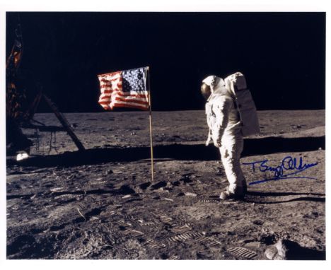 ALDRIN BUZZ: (1930- ) American Astronaut, Lunar Module Pilot of Apollo XI (1969). The second man to walk on the moon. Signed 