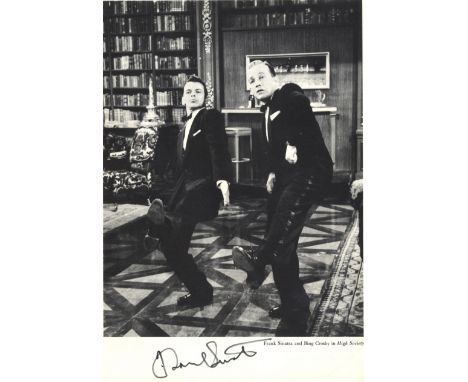 SINATRA FRANK: (1915-1998) American Singer & Actor, Academy Award winner. A 4to illustrated page removed from the book All Ta