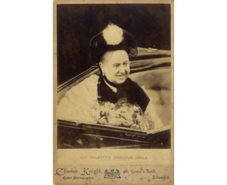 [VICTORIA]: (1819-1901) Queen of the United Kingdom Great Britain & Ireland 1837-1901. Vintage unsigned cabinet photograph by