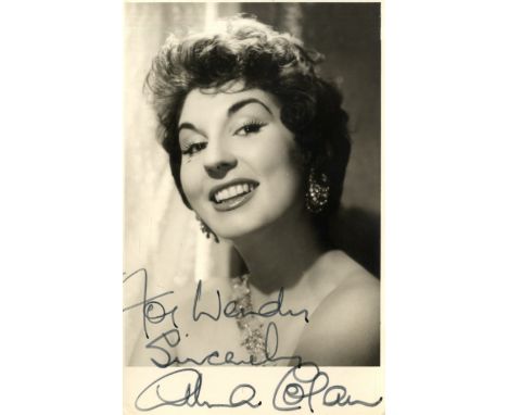 ENTERTAINMENT: Selection of vintage signed pieces, album pages, signed postcard photographs etc., by various actors, entertai