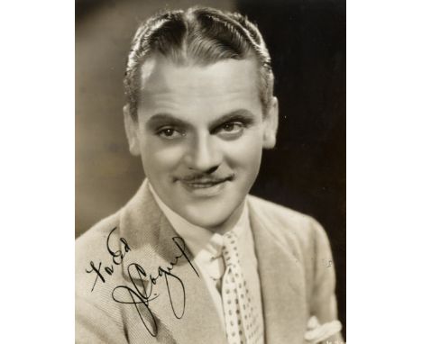 CAGNEY JAMES: (1899-1986) American Actor, Academy Award winner. Vintage signed and inscribed 8 x 10 photograph, an engaging i