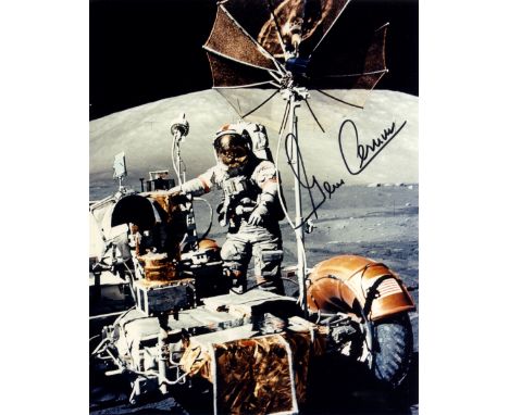 ASTRONAUTS: A complete set of twelve individually signed 8 x 10 photographs by various American astronauts, as issued by the 