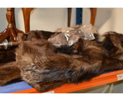 SHOOTING STICK &amp; VARIOUS FURS      