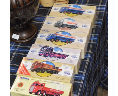 6 VARIOUS BOXED CORGI LORRY MODELS      
