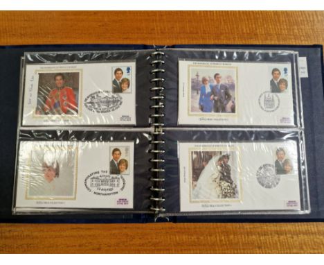 An album of Charles and Diana first day covers. 