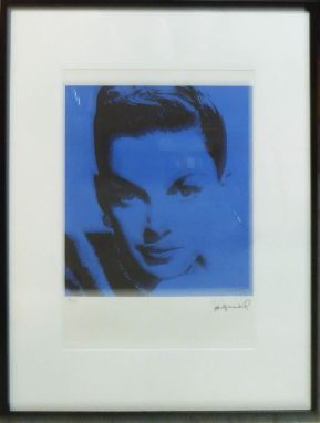 ANDY WARHOL 'Judy Garland', 1979, lithograph numbered 90/100, Leo Castelli Gallery, Edited by Georges Israel (blind embossed)