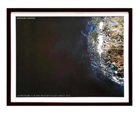 ANDREAS GURSKY 'Ocean III', 2010, photo-lithograph, edition of 200 + 50 AP, 42cm x 59cm, framed. 
