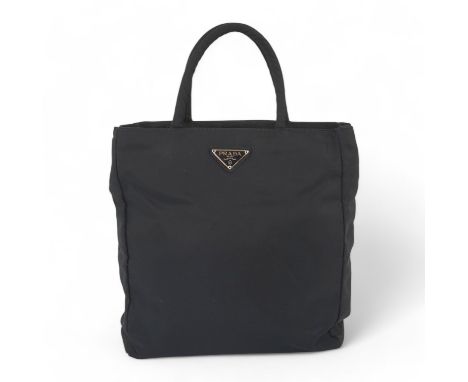 A Prada Tessuto black nylon small bag