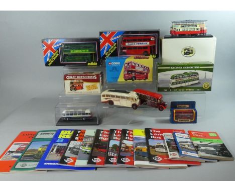 A Collection of Eight Boxed and Two Unboxed Buses to Include Corgi 35001 AEC Routemaster London Transport, Solido London Coun