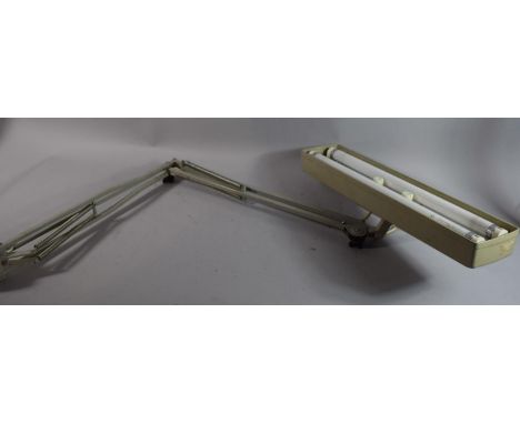 An Industrial Anglepoise Work Light 