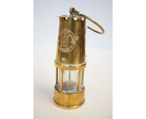 Small brass eccles minors lamp 