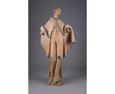 IGNAZ GÜNTHER1725 Altmannstein - 1775 München (oder Umkreis)GROSSER HEILIGER JOHANNES NEPOMUK Münchener Raum, zweite Hälfte, 