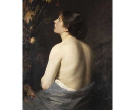 WILLI DÖRING1850 Berlin - 1915RÜCKENAKT (1883) Öl auf Leinwand. 55 x 46 cm (R. 65 x 56 cm). Signiert und datiert oben rechts.