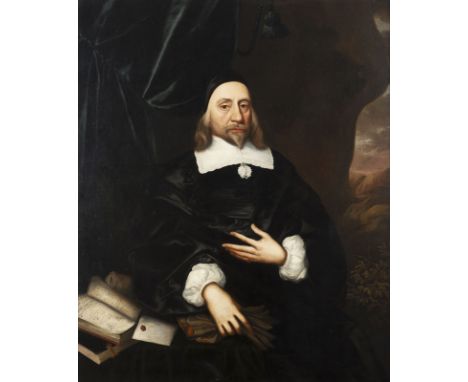 ENGLISCHE SCHULE DES 17. JH.PORTRAIT OF WILLIAM LENTHALL (1591-1662) - SPRECHER DES UNTERHAUSES Öl auf Leinwand. 123 x 101,5 