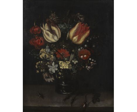 BALTHASAR VAN DER AST (WERKSTATT/SCHULE)1593/1594 Middelburg (Niederlande) - 7. März 1657 DelftBLUMENSTILLLEBEN IN EINER GLAS