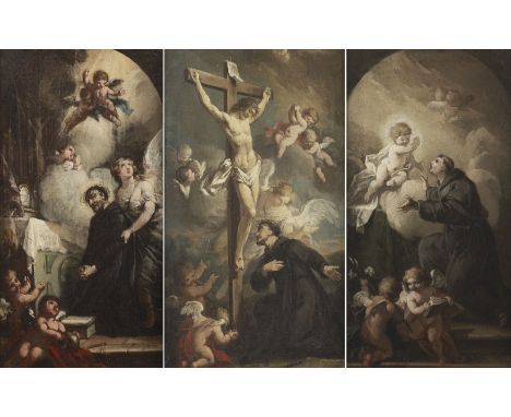 MICHELE ROCCA (ATTR.)('Genannt: Il Parmigianino')1671 Parma - 1751 VenedigDREI GEMÄLDE: SZENEN AUS DEM LEBEN DES HEILIGEN ADA