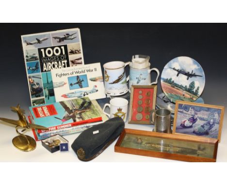 RAF and Motoring Interest - a quantity of enamelled and other pins and badges, including Velocette, Moto Guzzi, Royal Enfield