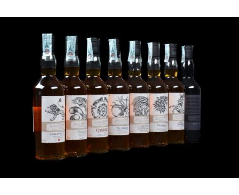   Carhhul   1x70cl Talisker 1x70cl Royal Lochnager 1x70cl Dalwhinnie 1x70cl Lagavulin ( aged 9 years)  1x70cl The Singleton 1