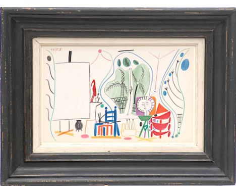 PABLO PICASSO, lithograph, suite Californie, 26cm x 41cm.