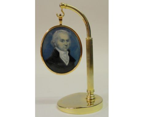Charles Hayter (British, 1761-1835):
A portrait miniature of Anthony Aufrère (1704-1781), Rector of Heigham, Norfolk from 173