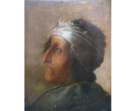 Attributed to Jan van de Venne, called Pseudo van de Venne (Dutch, active circa 1600-1651): 
Portrait of a haggard figure wea