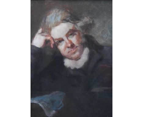 John Russell, R.A. (British, 1745-1806):
Portrait of a gentleman, pastel, signed lower left, H 56.5 x W 40 cm.  Provenance: C
