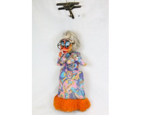 Large Puppet from Master Puppeteer Carl Clifford of the Minipops private collection in excellent condition. Carl's Puppets we