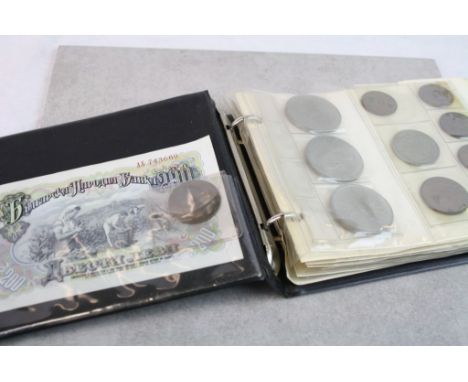 Small Album of vintage UK &amp; World coins to include Silver
