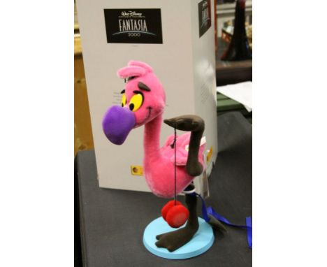 A boxed Disney Fantasia 2000 Steiff Flamingo.