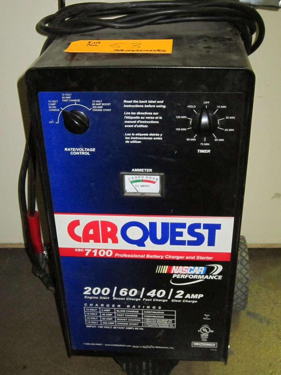 Carquest Battery Charger 2,40,60,200A