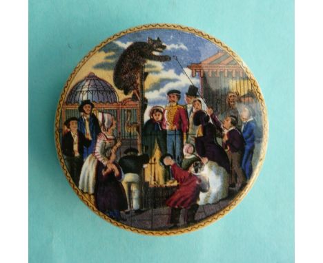 The Bear Pit (6) with dome, 75mm# prattware, potlid(s), pot lid(s), bears grease
