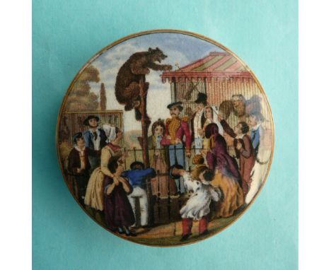 The Bear Pit (6) without dome, 73mm # prattware, potlid(s), pot lid(s), bears grease