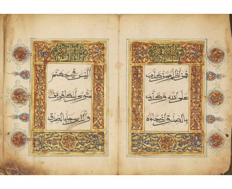 Juz 24 of a Qur'an, China, 18th century, Arabic manuscript on paper, 57ff., with 5ll. of black Rayani script per page within 