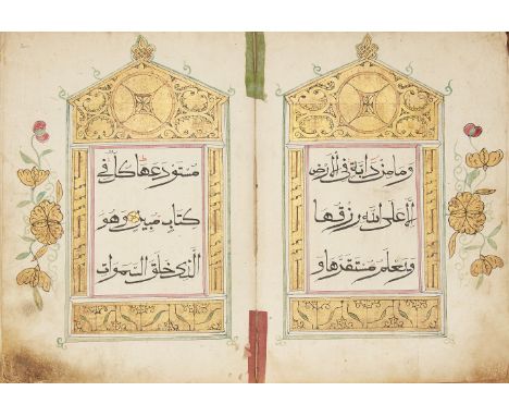 Juz 12 of a Qur'an, China, 18th century, Arabic manuscript on paper, 56ff., with 5ll. of black Rayani script per page within 