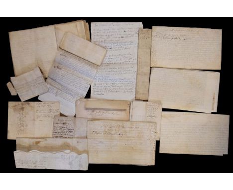 A collection of 14 deeds &amp; indentures relating to land on the Runham Estate [Norfolk], 1630 to 1660, recording various ag
