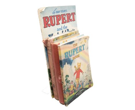 Tourtel, Mary. Rupert - Little Bear - More Stories, first edition, London: Sampson Low, [1939]. Quarto, quarter-cloth with co