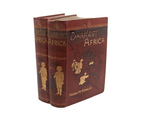 Stanley, Henry Morton. In Darkest Africa, first edition, in two volumes, publisher's pictorial cloth (2)