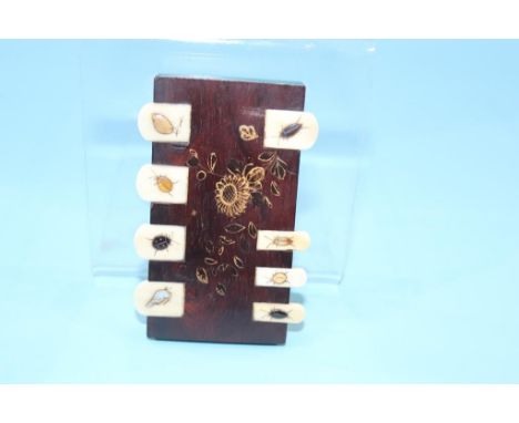 A Japanese whist counter, 9cm height x 6cm width approx.
