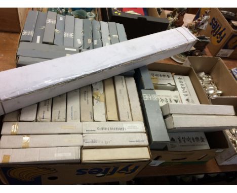 A quantity of collectors plates and music boxes